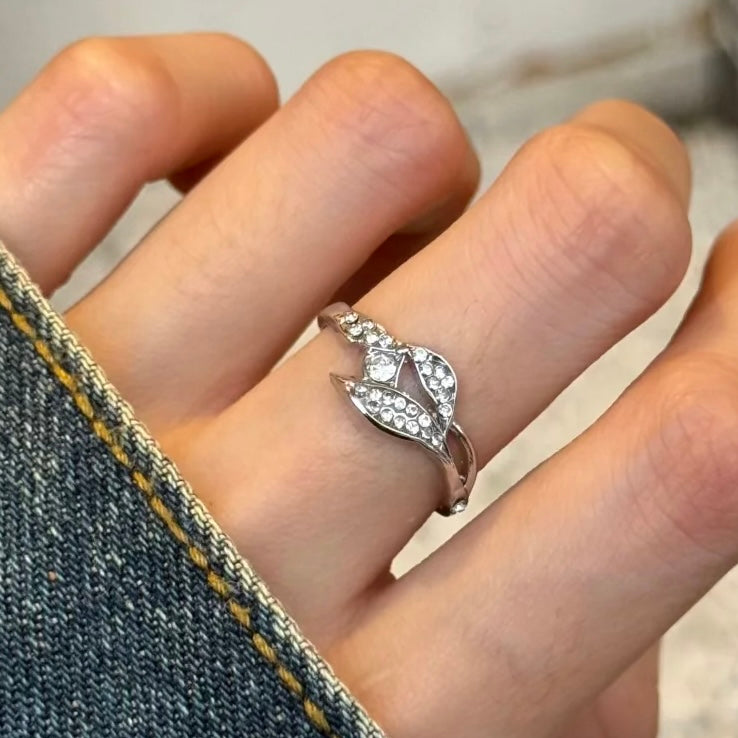 RAFAYEL-Destined Dawntide Wedding Card Ring, Open Ring(Adjustable, Can Be Adjusted 6 to 9)
