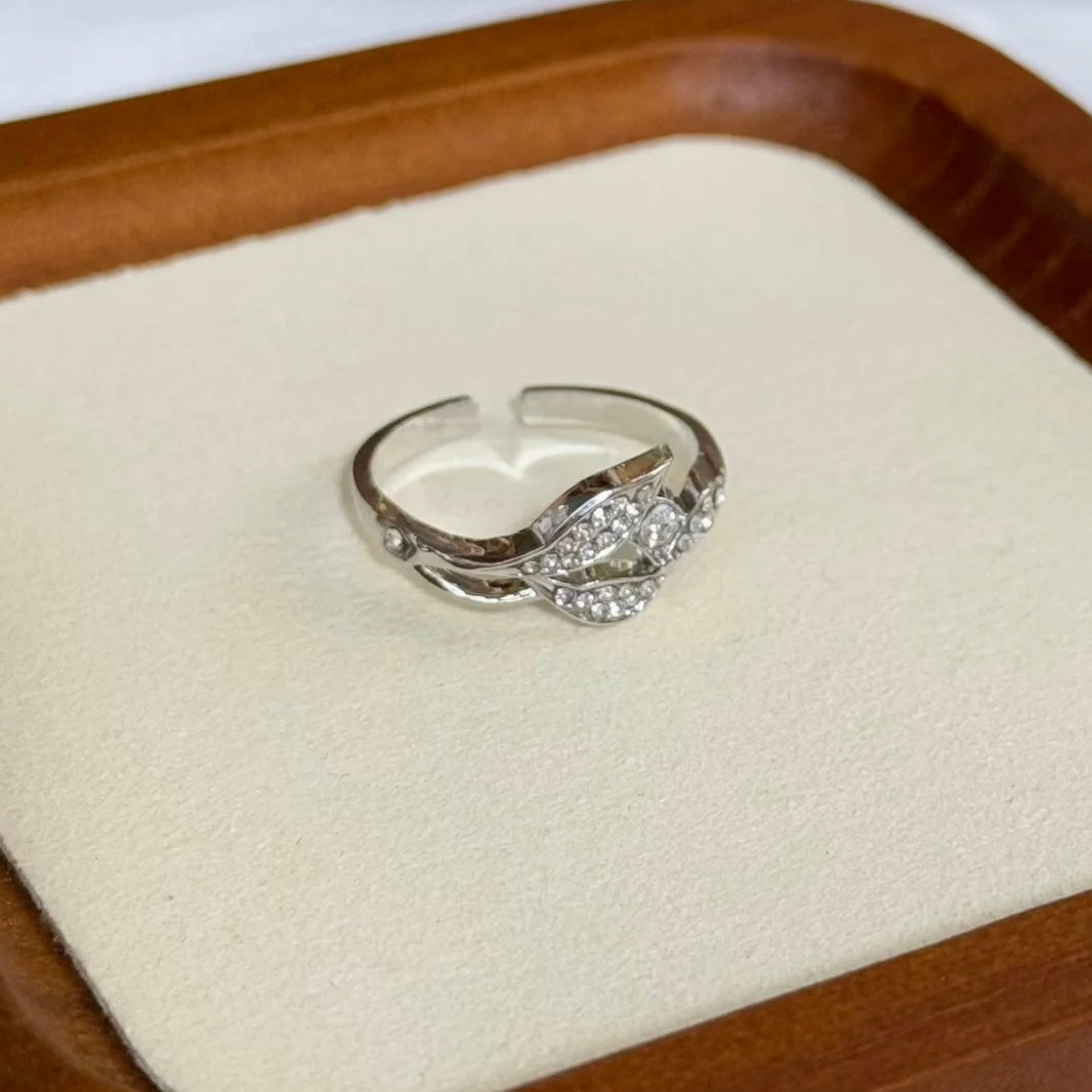 RAFAYEL-Destined Dawntide Wedding Card Ring, Open Ring(Adjustable, Can Be Adjusted 6 to 9)