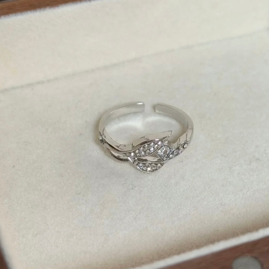 RAFAYEL-Destined Dawntide Wedding Card Ring, Open Ring(Adjustable, Can Be Adjusted 6 to 9)