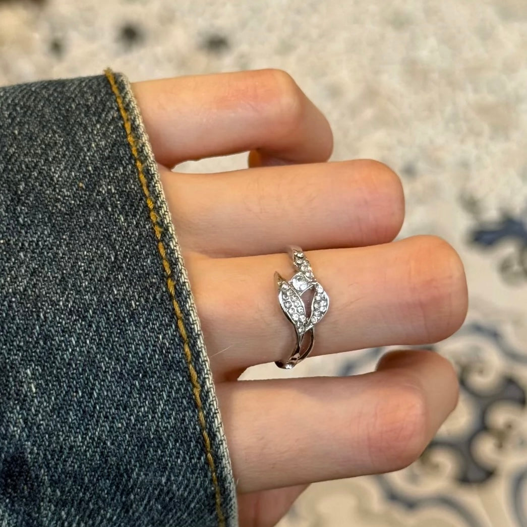RAFAYEL-Destined Dawntide Wedding Card Ring, Open Ring(Adjustable, Can Be Adjusted 6 to 9)