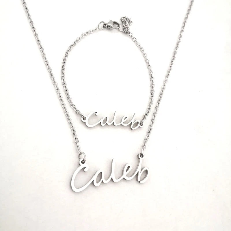 XAVIER-Lover’s name Necklace & Bracelet