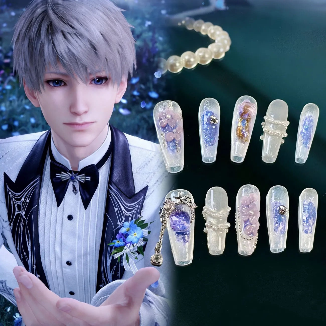 XAVIER- Series Concept Wearing Nails Set