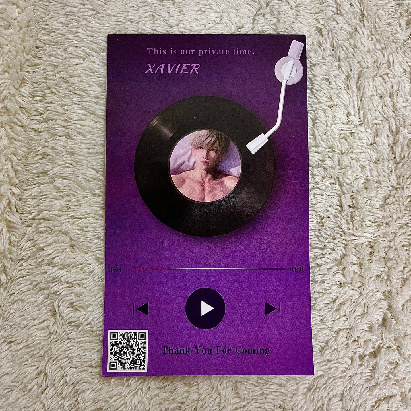 XAVIER-Funny Postcard (Water Can Make the Clothes Disappear, Recoverable After Air Drying)