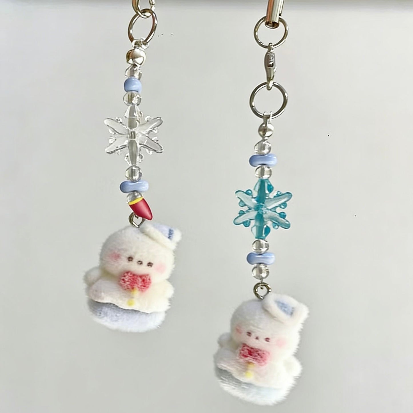 ZAYNE- 2PCs Snowman Pendant