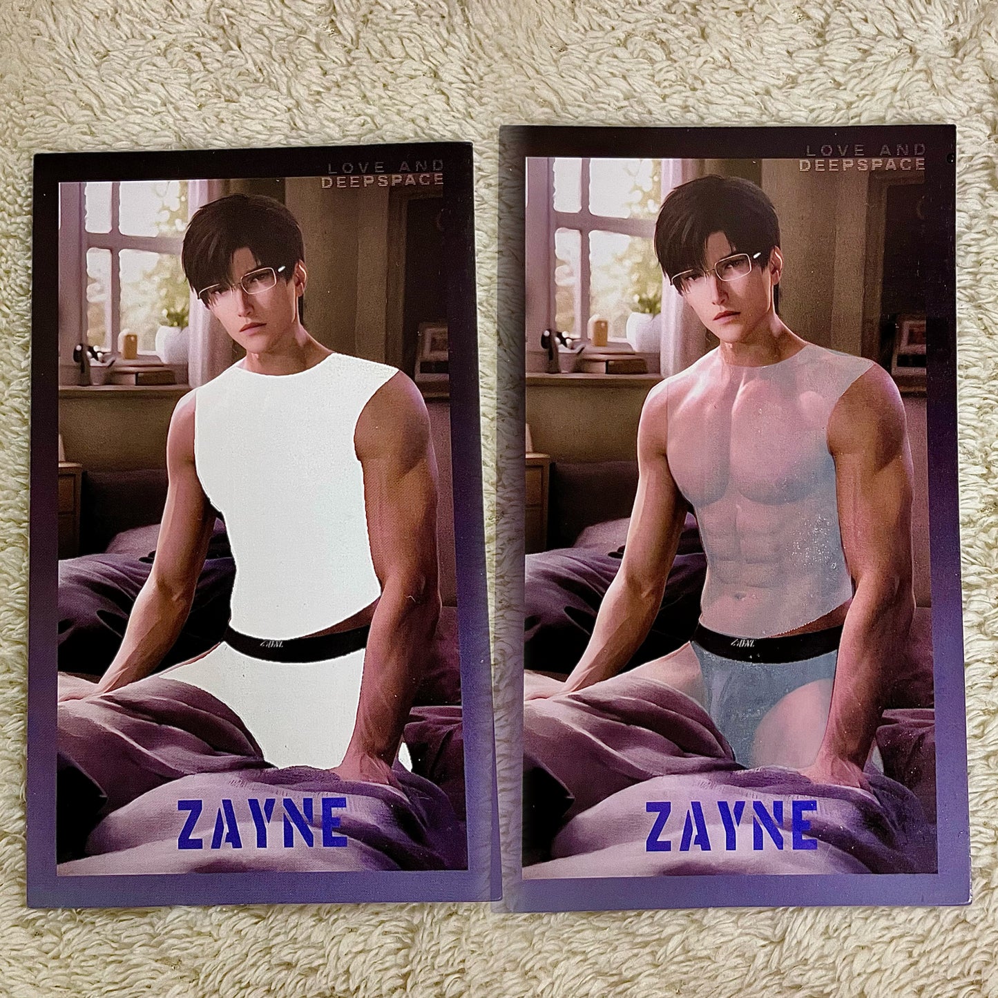 RAFAYEL-Funny Postcard (Water Can Make the Clothes Disappear, Recoverable After Air Drying)