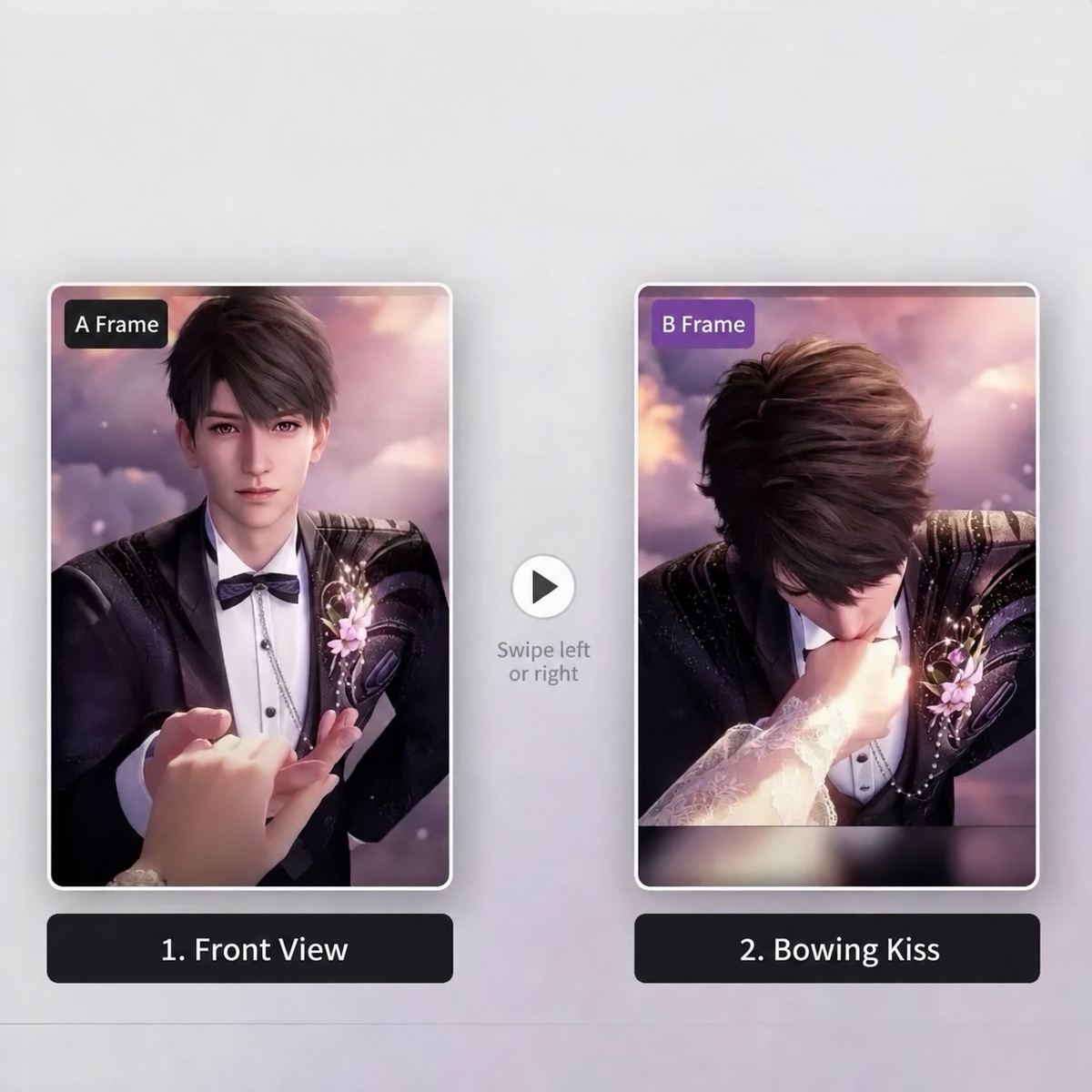 RAFAYEL-Destined Dawntide 3D Lenticular Card (3.35 × 2.13 inch)