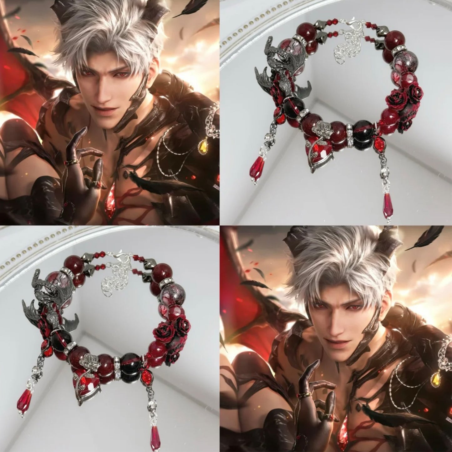 SYLUS-Abyssal Blossom Original Customized Bracelet (circumference around 15-16cm, adjustable to around 20cm)