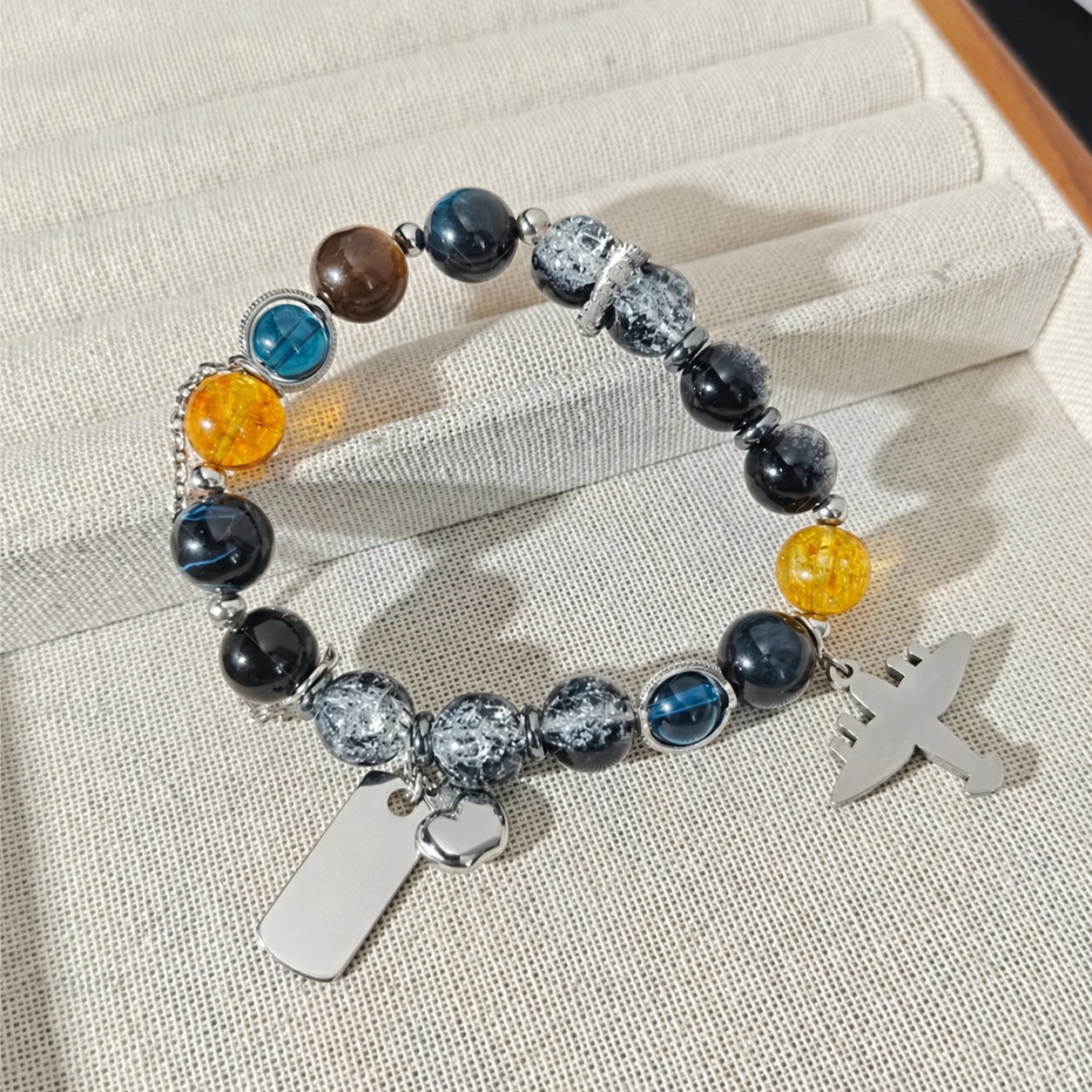 CALEB-Apple Plane Bracelet (Adjustable）