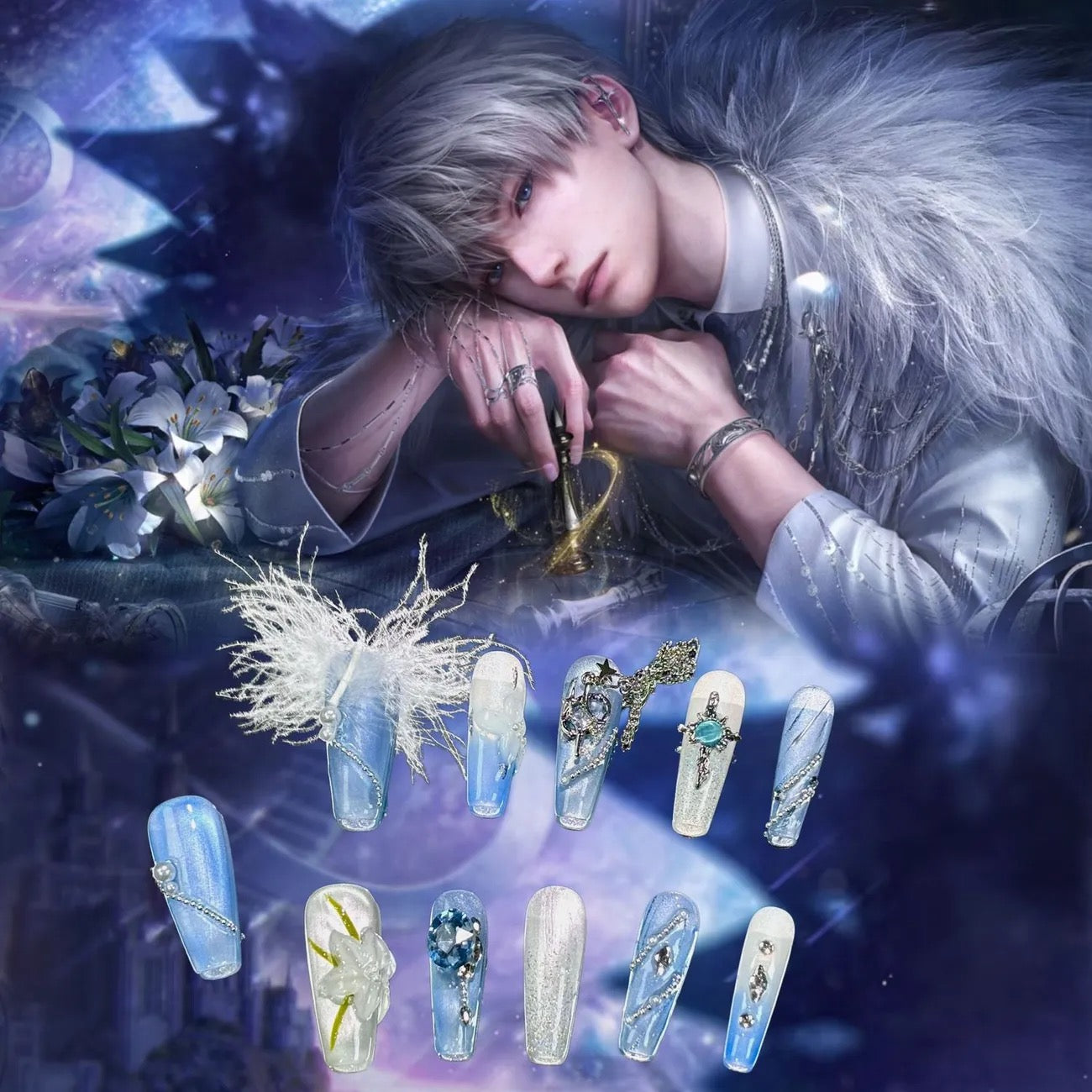 XAVIER- Series Concept Wearing Nails Set