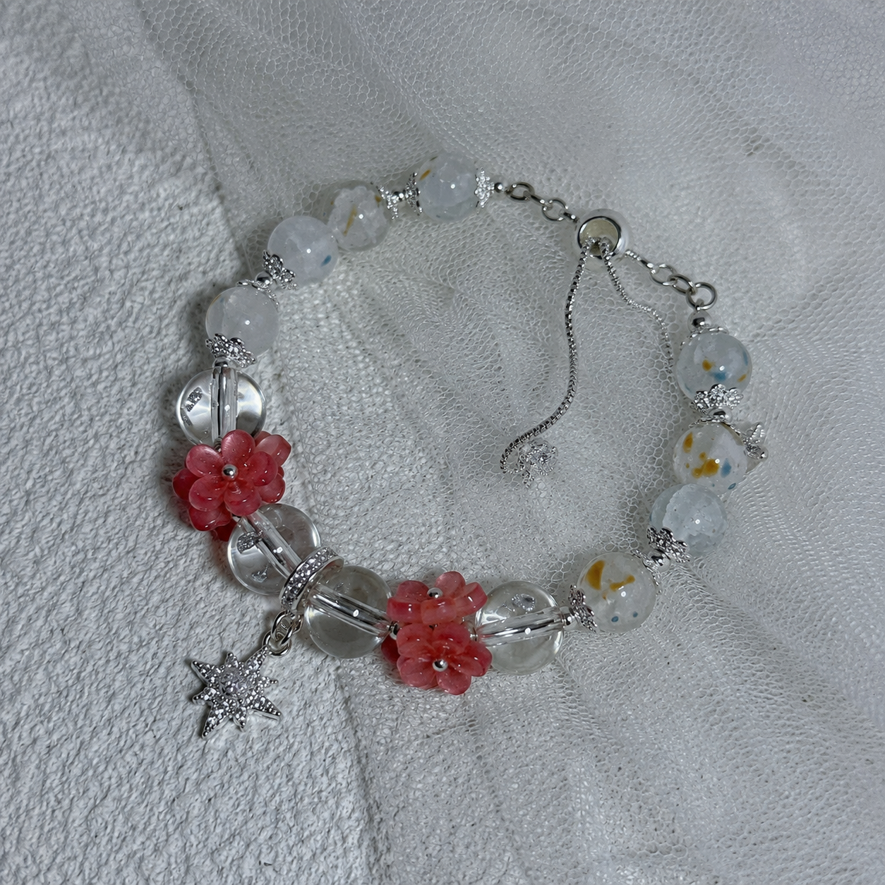 XAVIER-Floral Blessing Concept Bracelet （Adjustable）