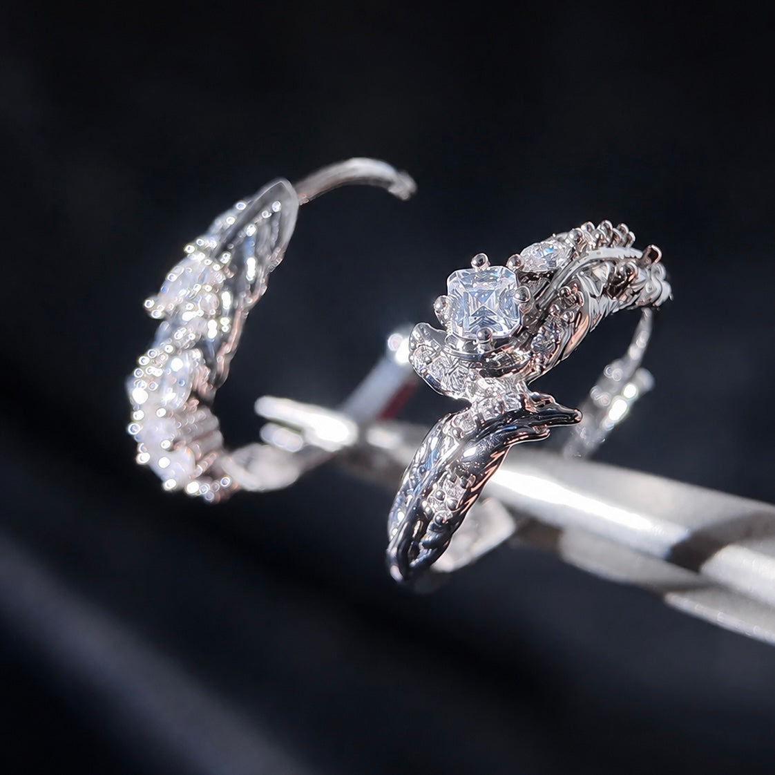 SYLUS-Wayward Wonderland Wedding Card Earrings