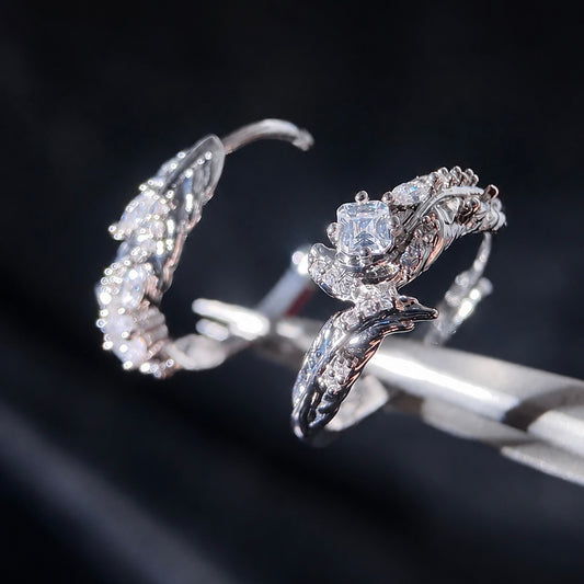 SYLUS-Wayward Wonderland Wedding Card Earrings