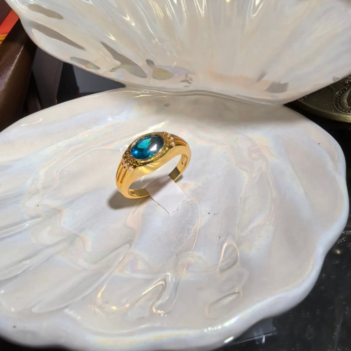 RAFAYEL-1 Pair lv.100 Affinity Couple's Ring, Premium Zirconia Setting Open Ring (Adjustable, Can Be Adjusted 6 to 9)