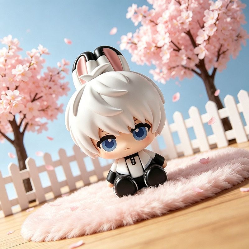 XAVIER-Bunny-Eared Resin Figurine