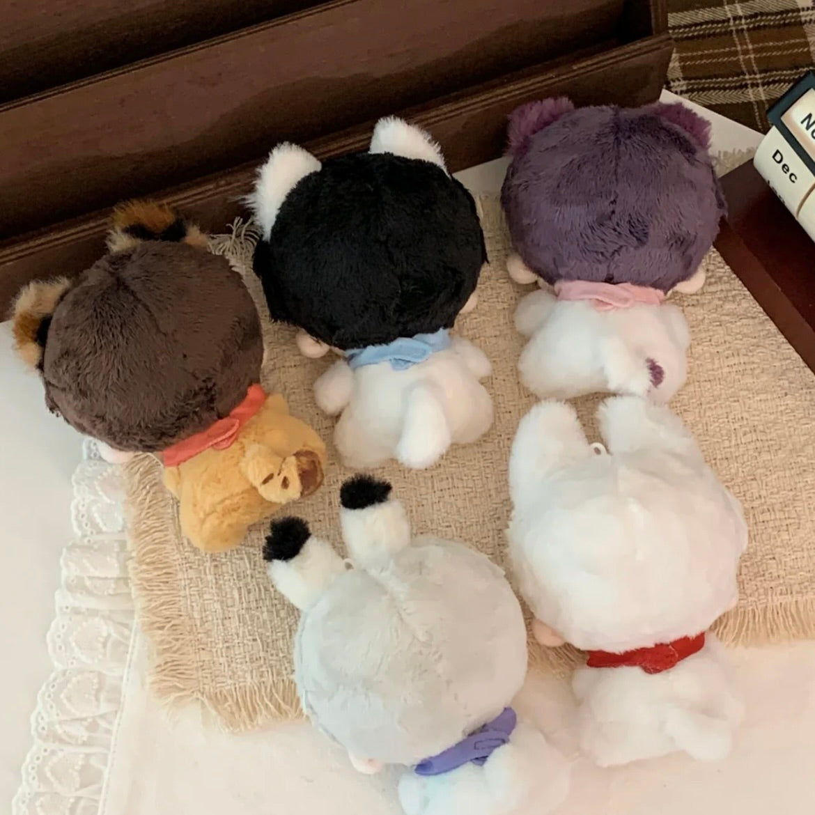 RAFAYEL-Cotton Doll with Bib & Animal Body 2.54”（10cm）