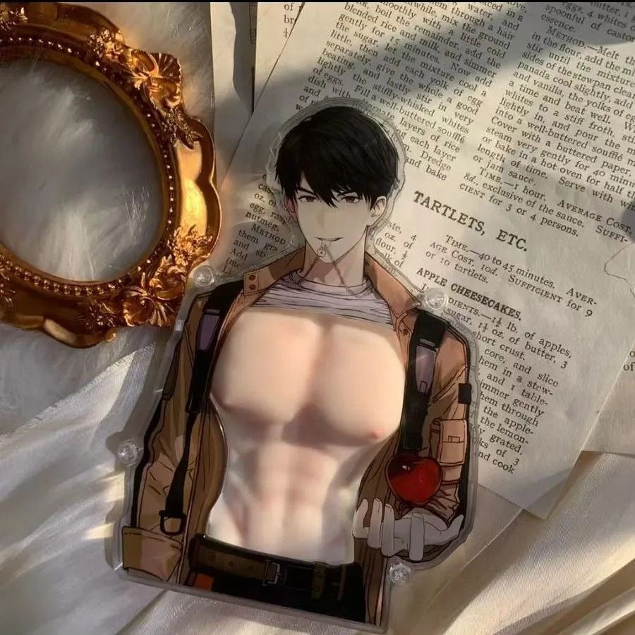 CALEB-Acrylic Charm with Squishy Chest