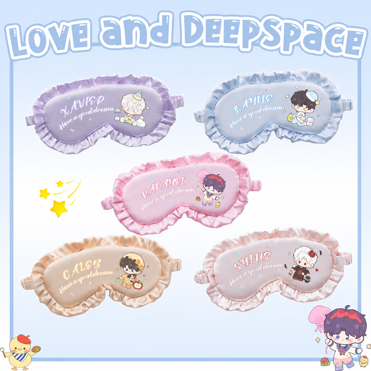 XAVIER-Rayon Ruffle Sleep Mask
