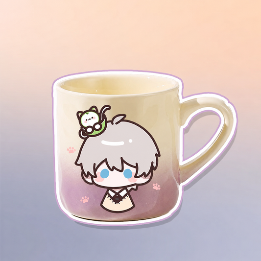 XAVIER-Ceramic Mug with a Gradient Color Design