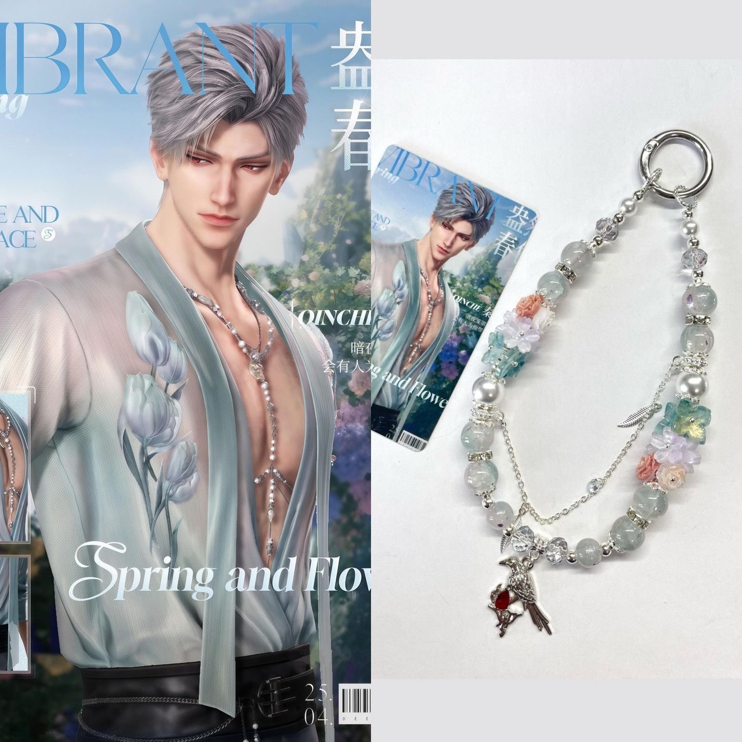 CALEB-Floating Floraletter Concept Pendant
