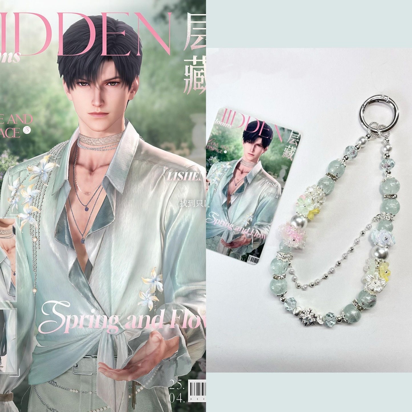 CALEB-Floating Floraletter Concept Pendant