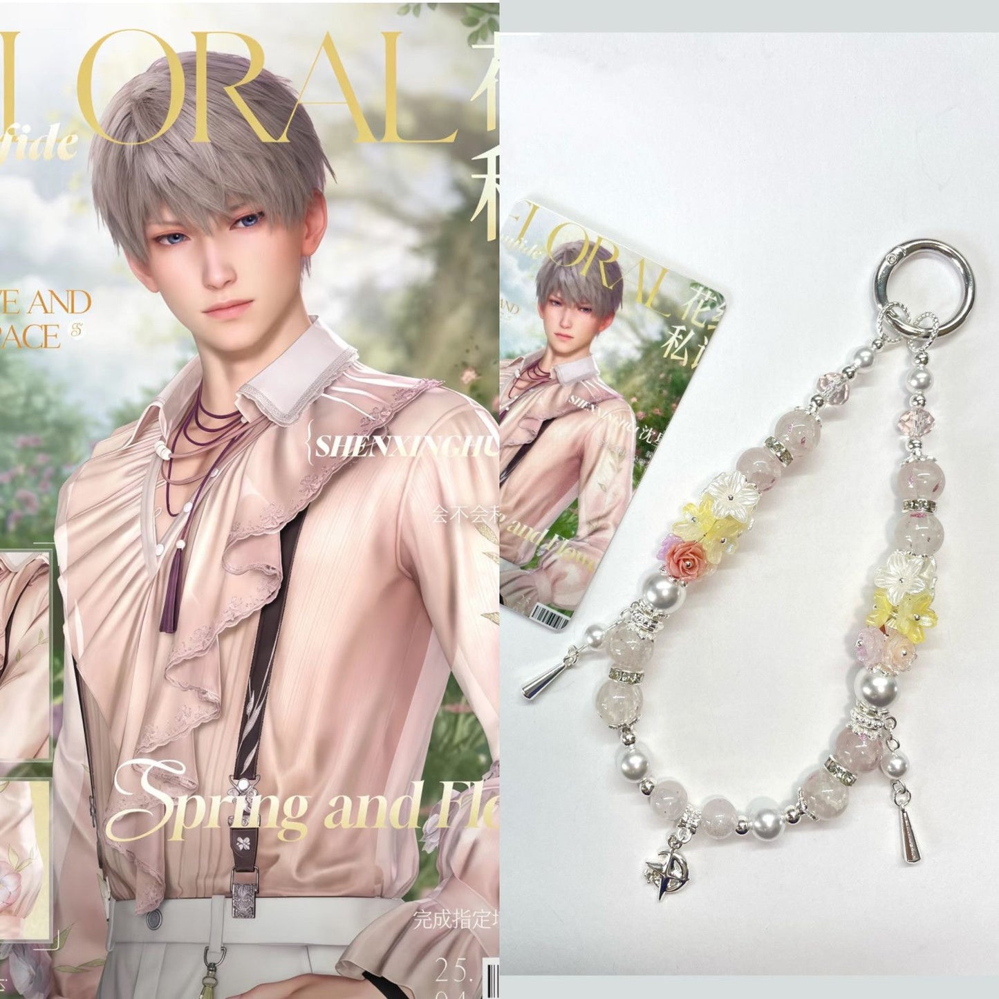 CALEB-Floating Floraletter Concept Pendant