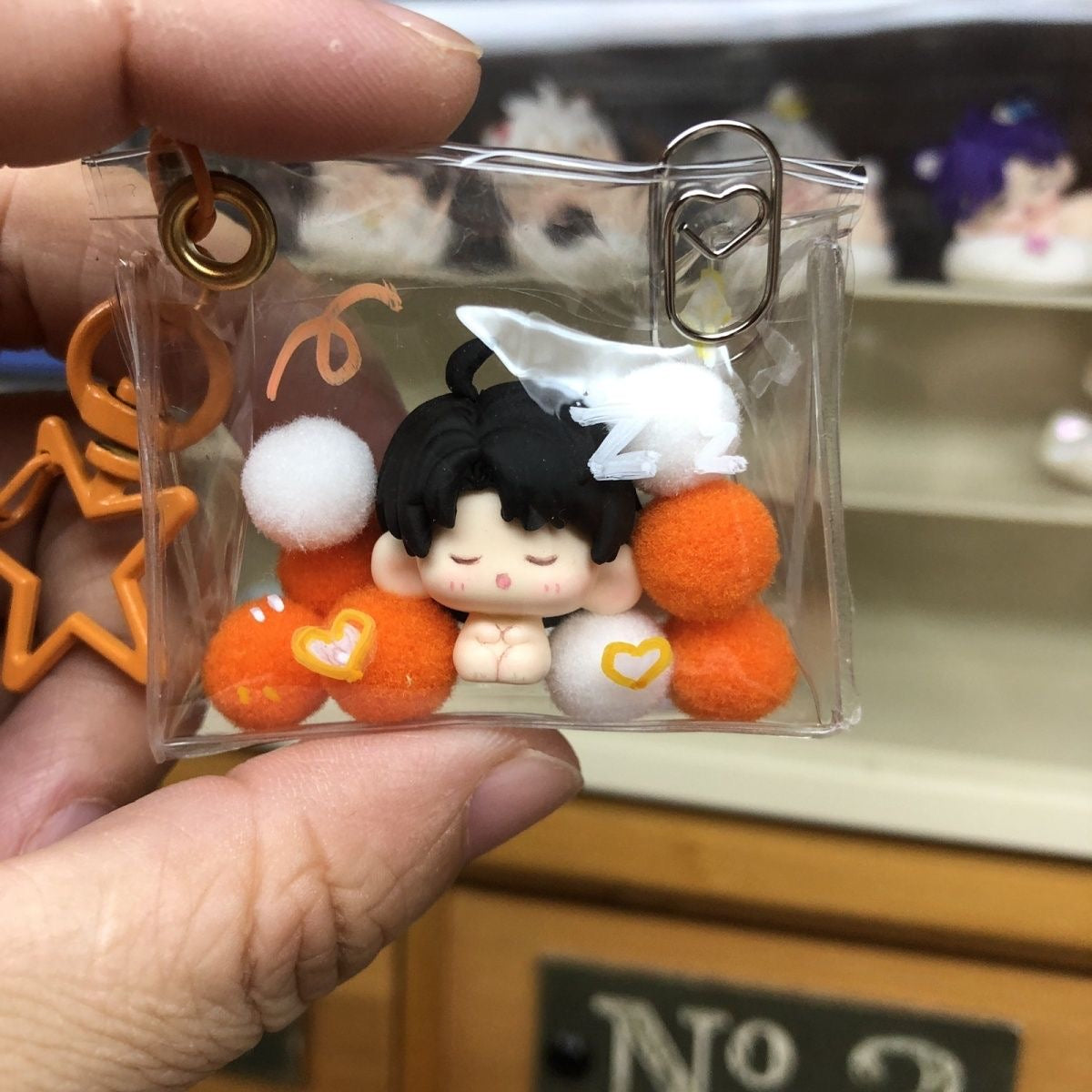 ZAYNE-Handmade Clay Figurines Keychain【Presale, Ship Within 15 Days】