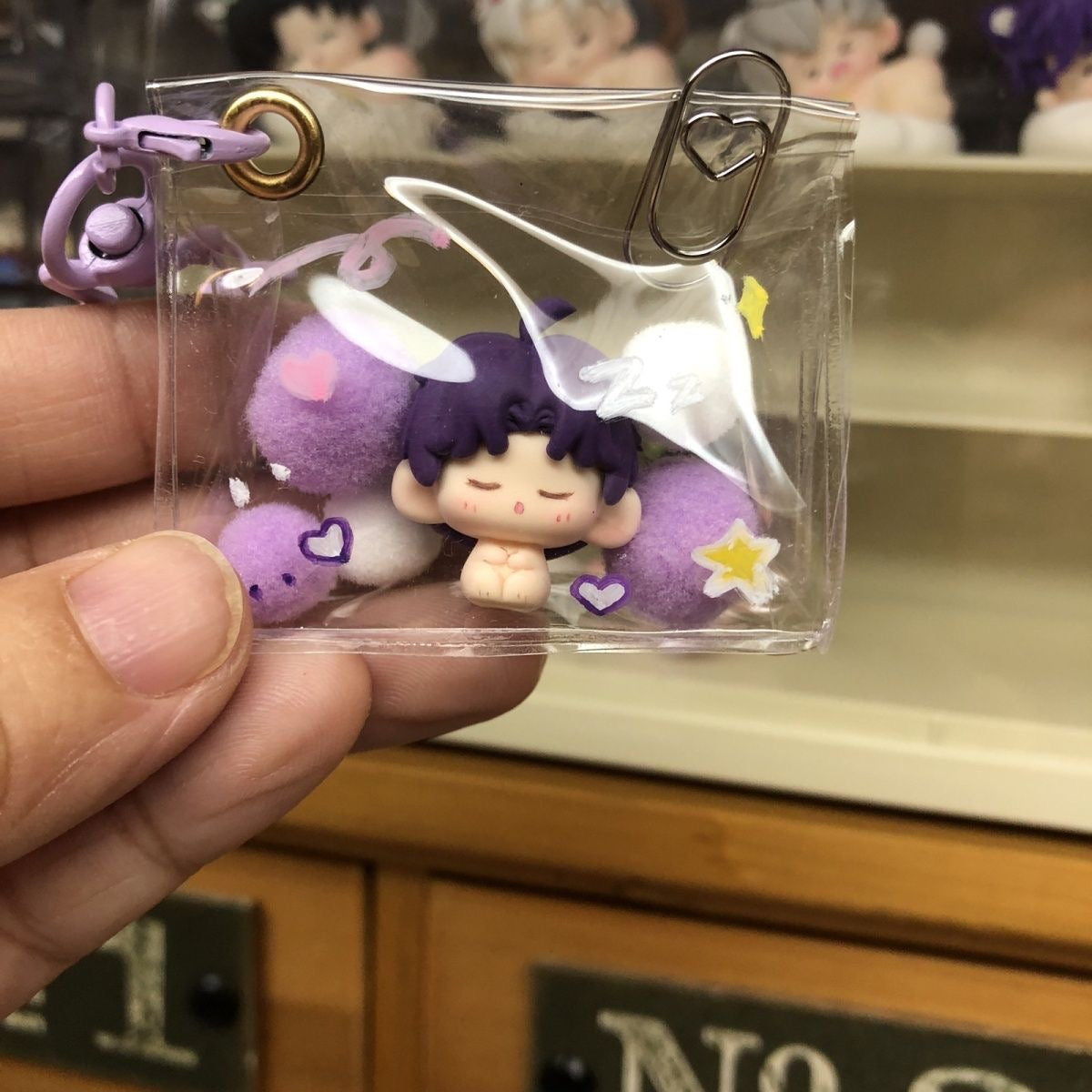 ZAYNE-Handmade Clay Figurines Keychain【Presale, Ship Within 15 Days】