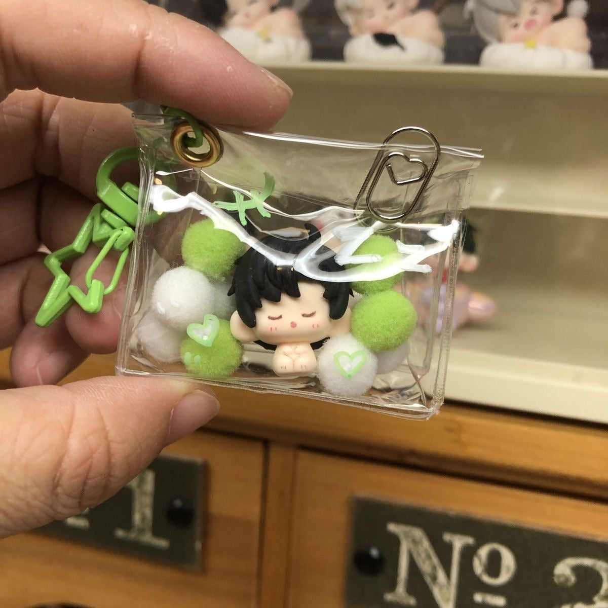 ZAYNE-Handmade Clay Figurines Keychain【Presale, Ship Within 15 Days】