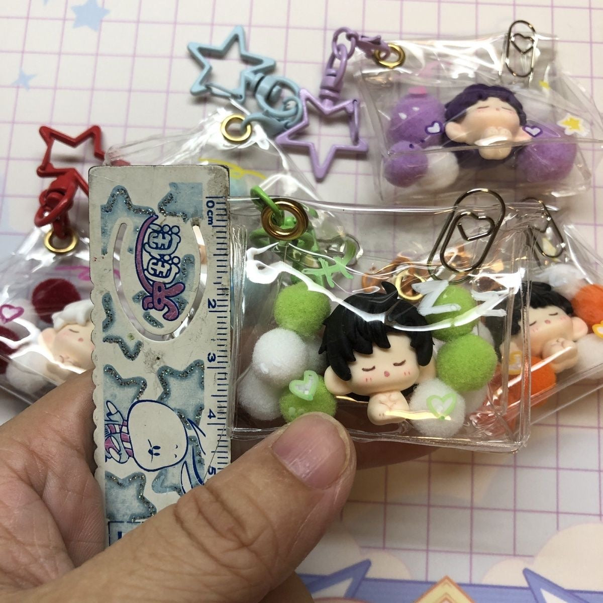 ZAYNE-Handmade Clay Figurines Keychain【Presale, Ship Within 15 Days】