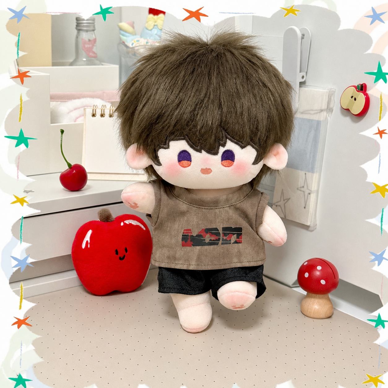 SYLUS-Cotton Doll with Outfit Set 20cm（7.9inch）