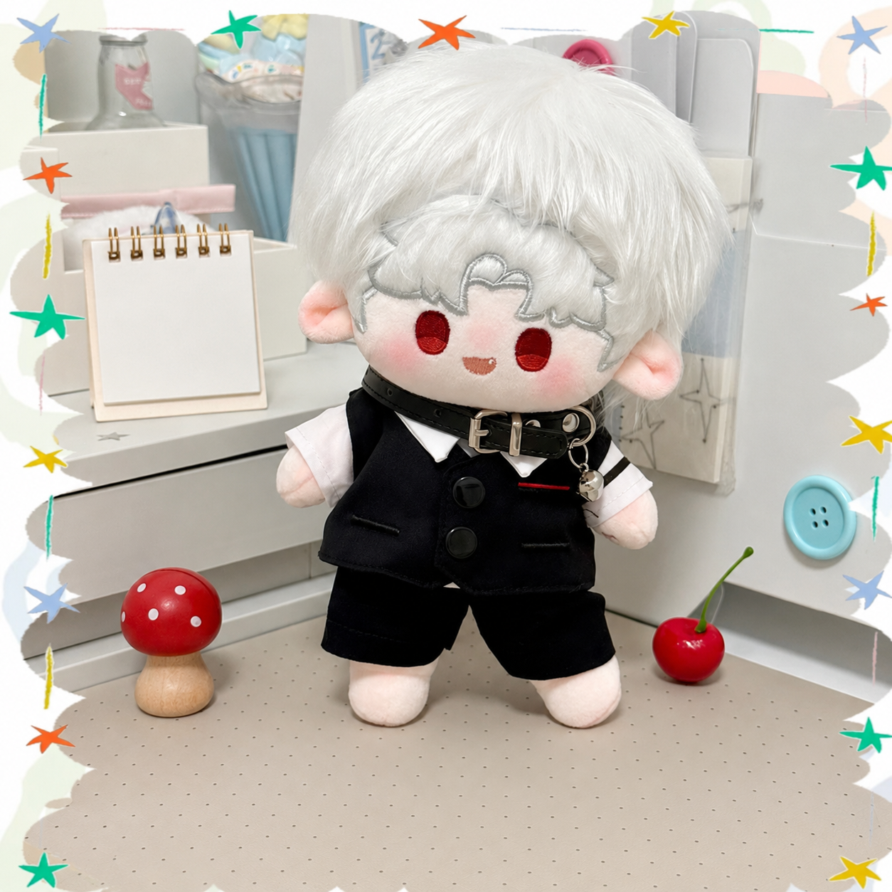 SYLUS-Cotton Doll with Outfit Set 20cm（7.9inch）