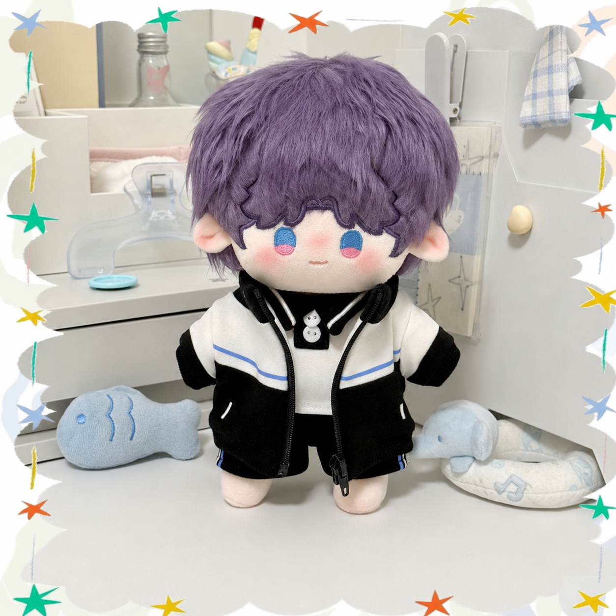 SYLUS-Cotton Doll with Outfit Set 20cm（7.9inch）
