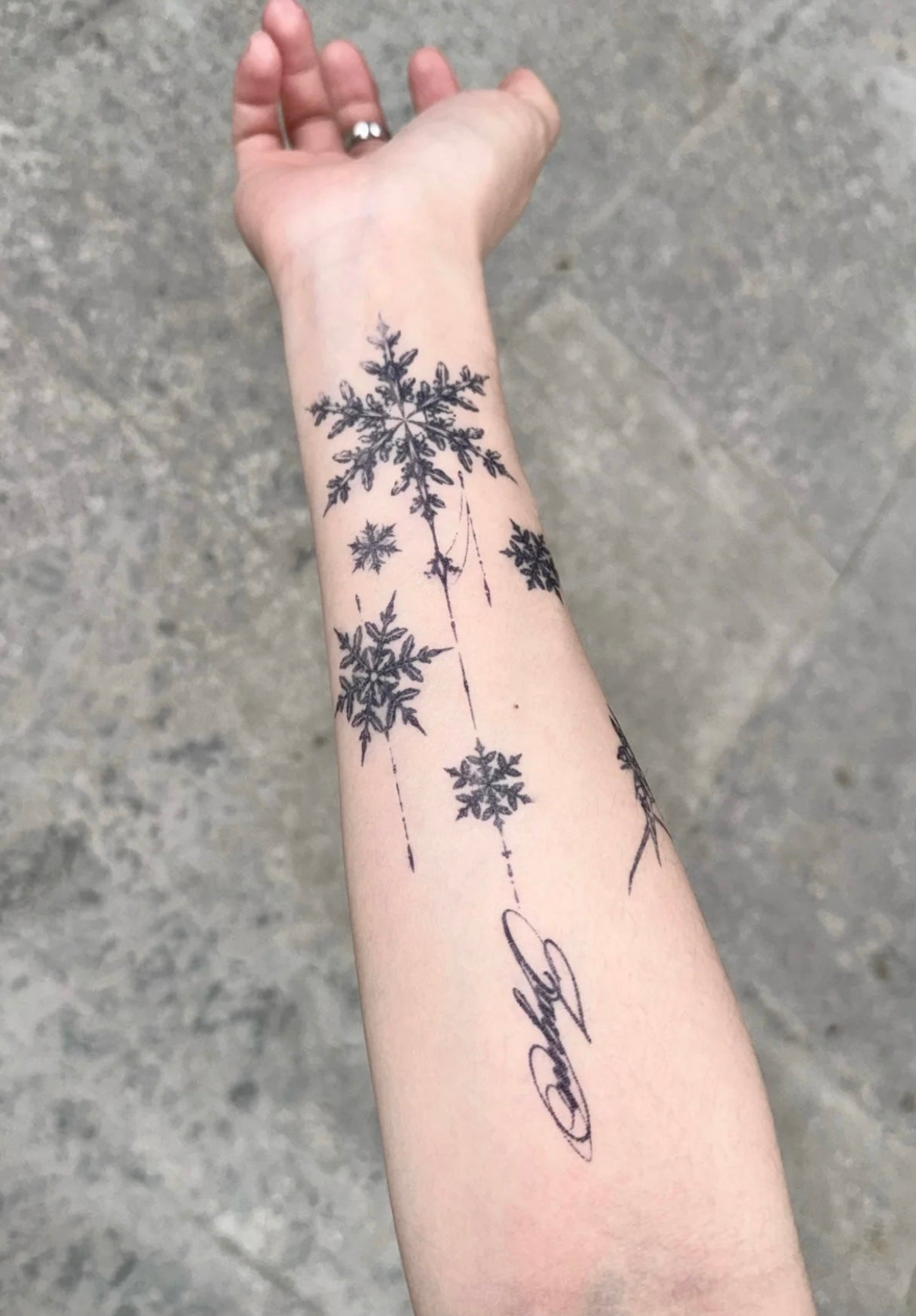 ZAYNE-Herbal Grass Texture Tattoo Sticker