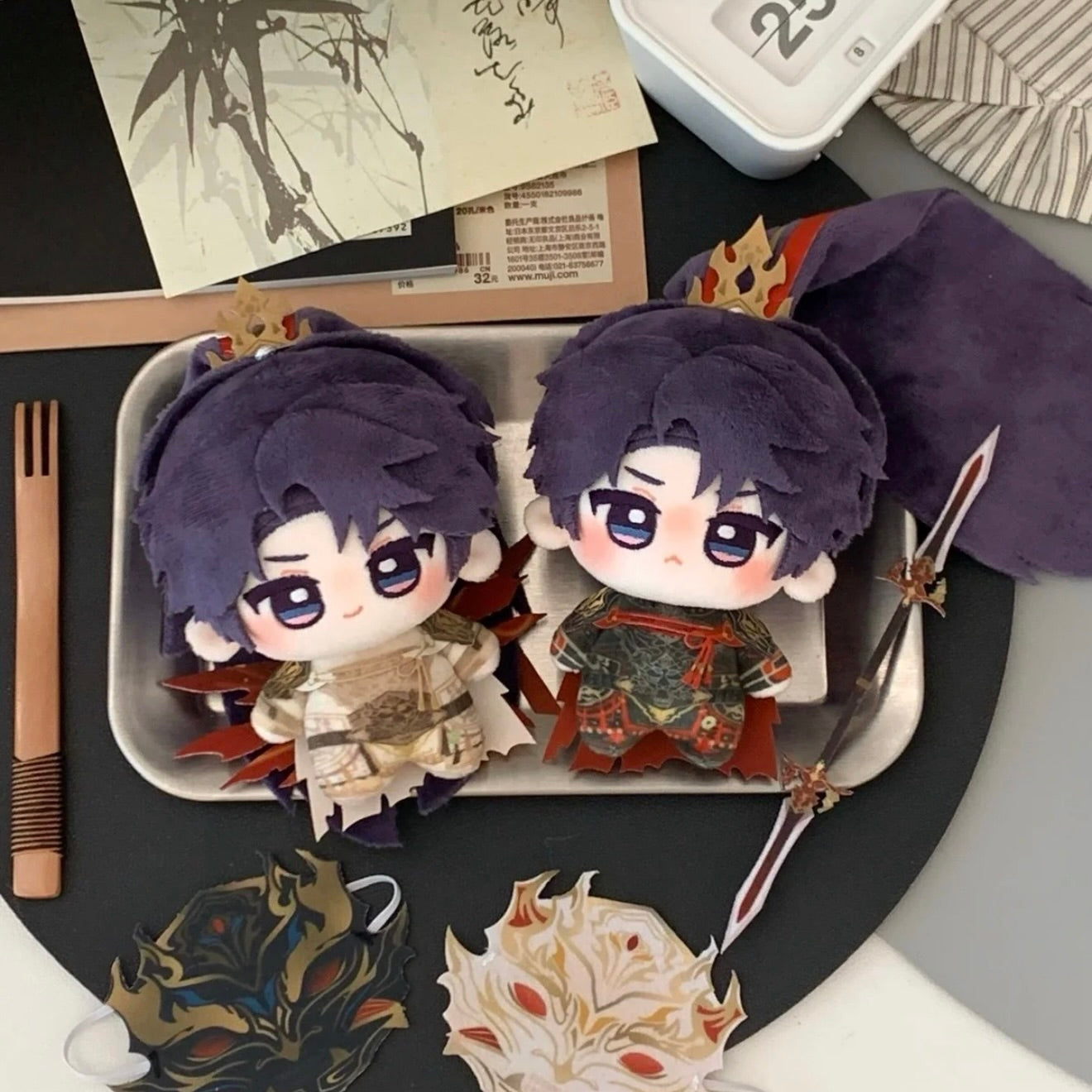 RAFAYEL-Pozhenzi Plushie Doll With Mask 10cm（3.94inch）【Presale, Ship Within 60 Days】