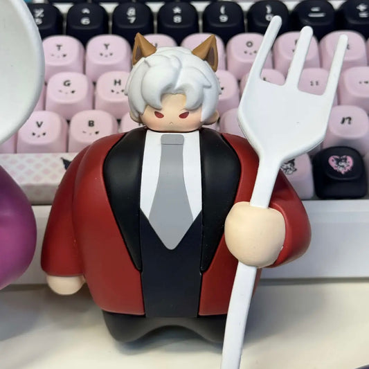 SYLUS-Strongie Xavier Soft PVC Silicone Figure With Spoon-10cm/3.9inch【Presale, Ship WIthin 20 Days】