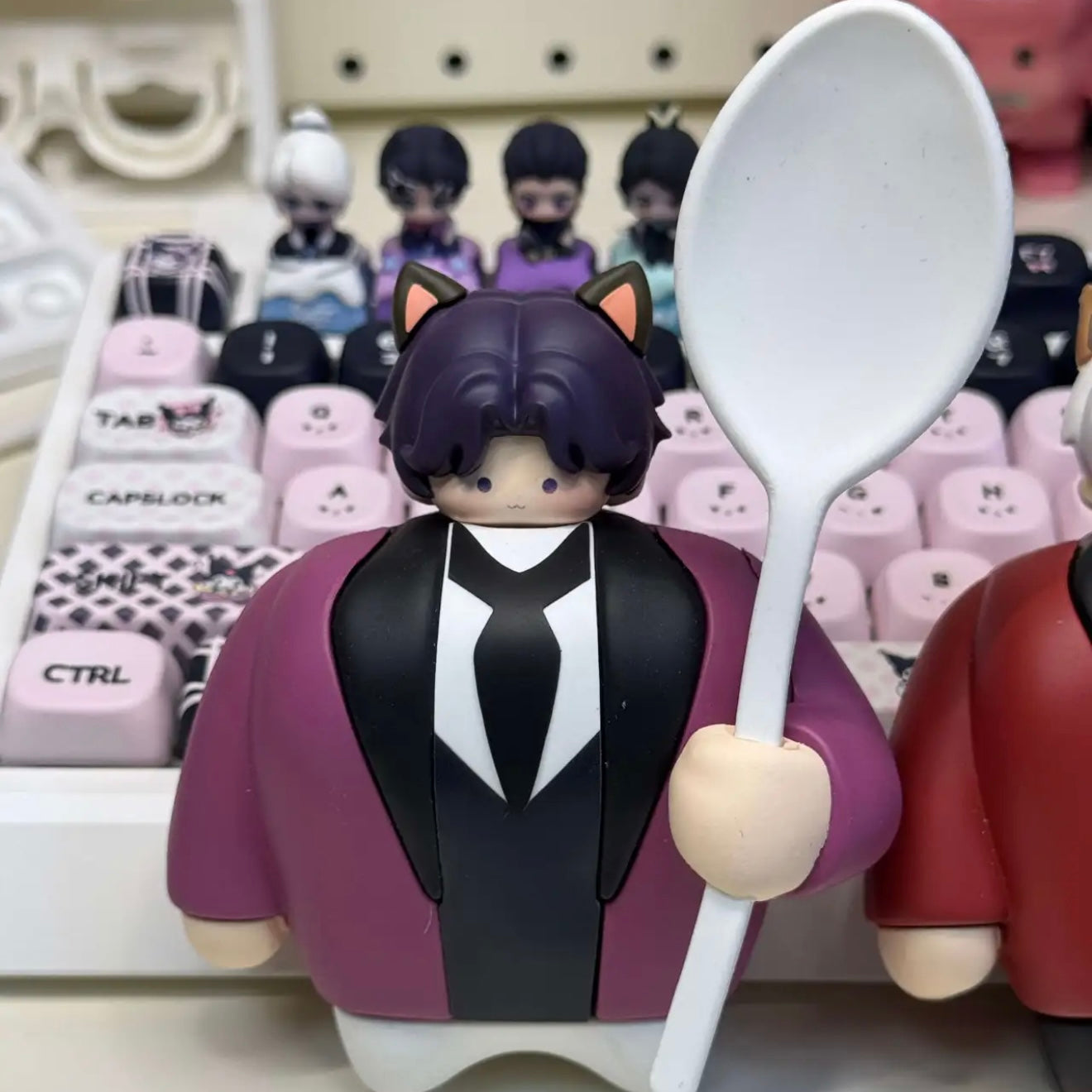 SYLUS-Strongie Xavier Soft PVC Silicone Figure With Spoon-10cm/3.9inch【Presale, Ship WIthin 20 Days】