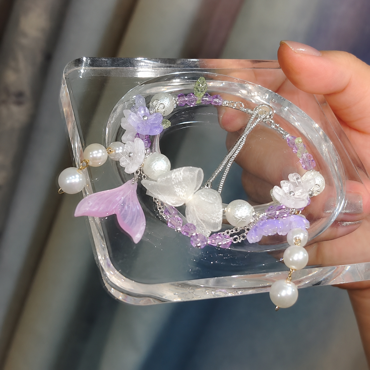 RAFAYEL- Wisteria Waltz Concept Bracelet（Adjustable）