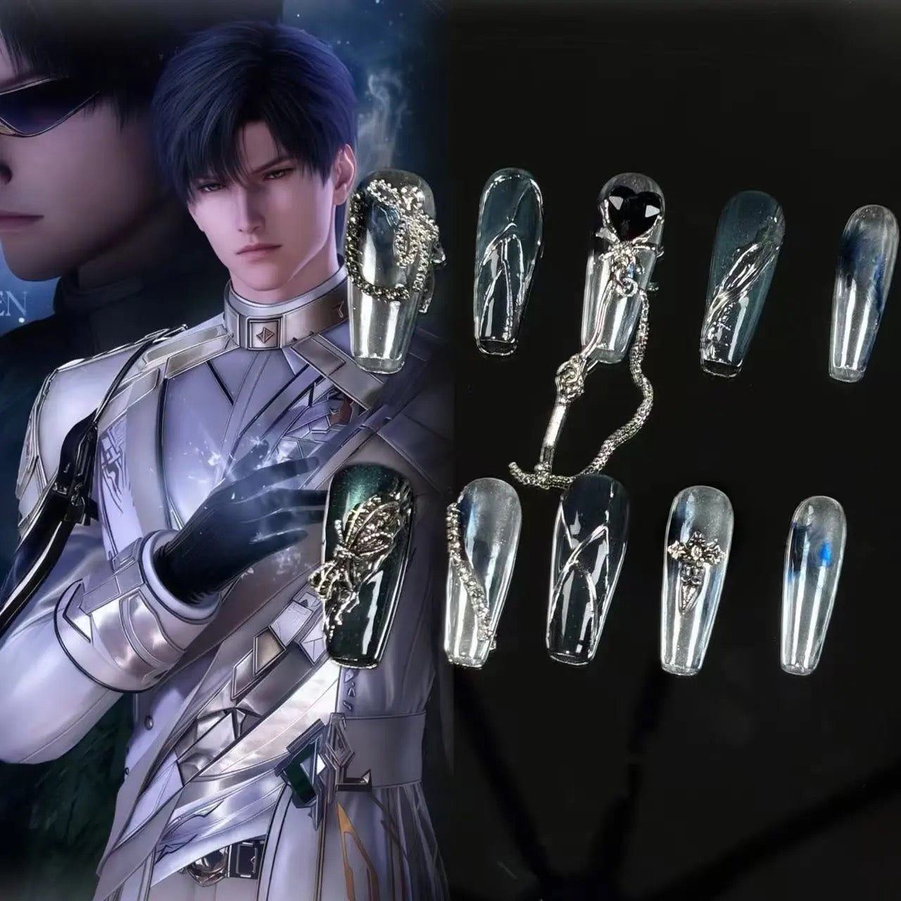 ZAYNE-Series Concept Wearing Nails Set