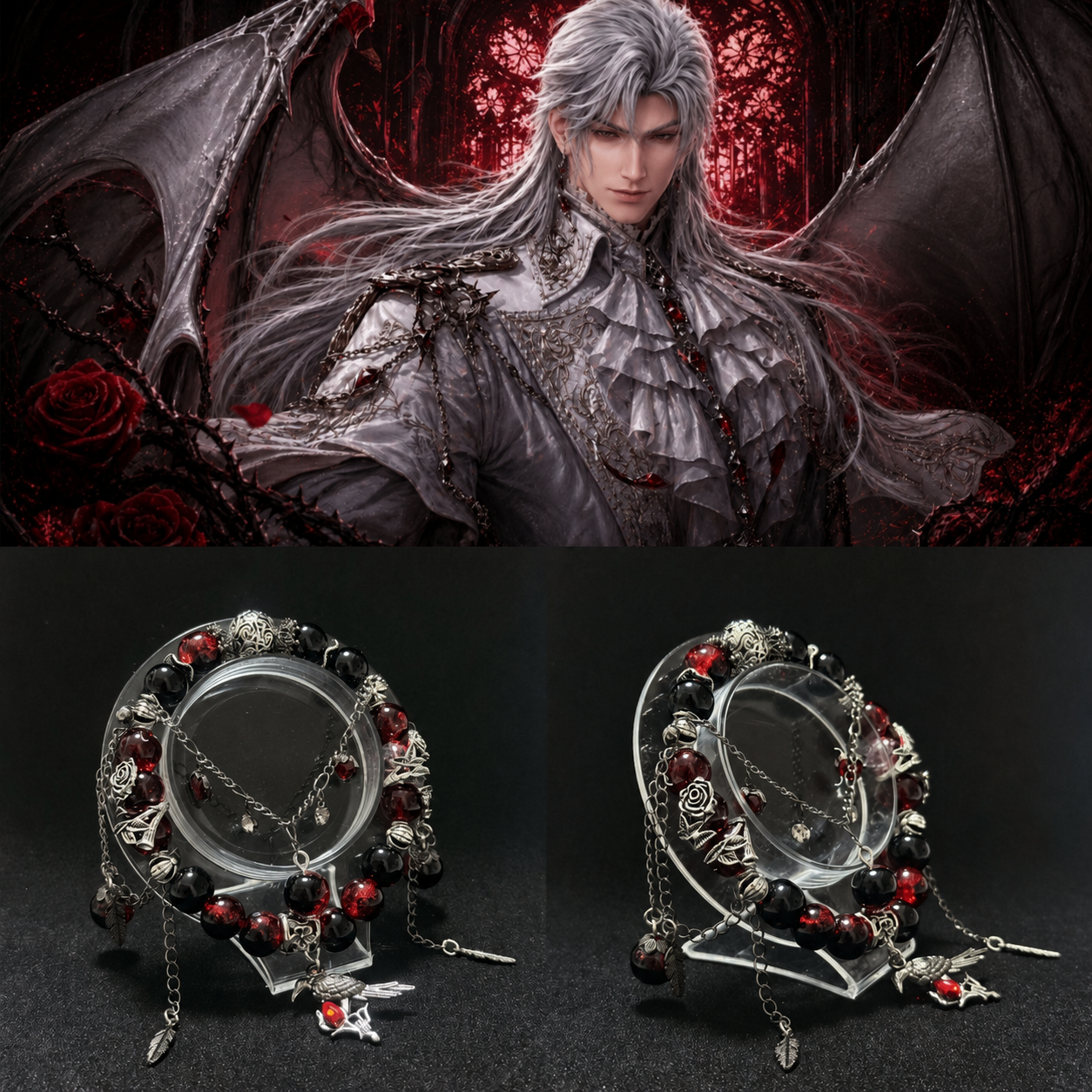 SYLUS- Silverwing Fiend Concept Bracelet（Adjustable）