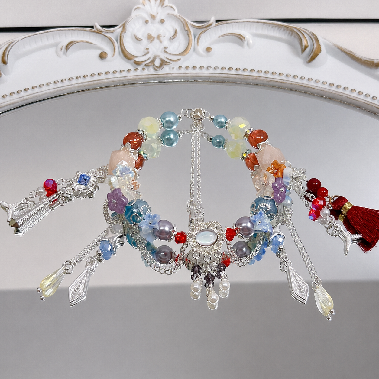 RAFAYE-Carved Gemheart Concept Bracelet（Adjustable）
