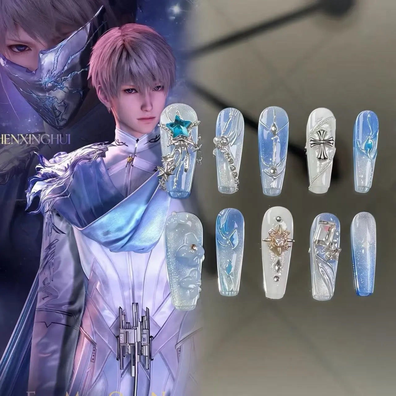 XAVIER- Series Concept Wearing Nails Set