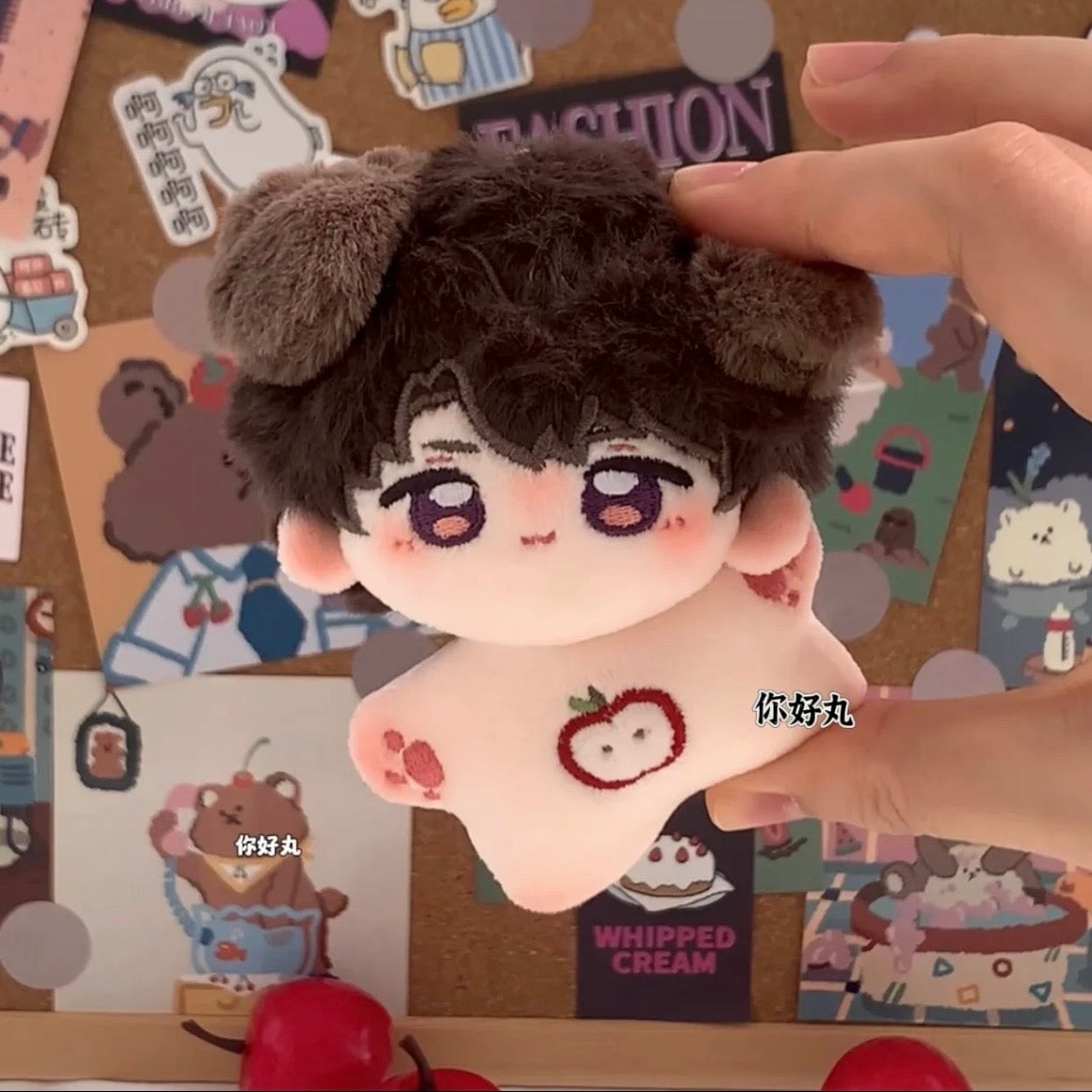 CALEB-Cotton Doll with Body Pendant 2.54”（10cm）
