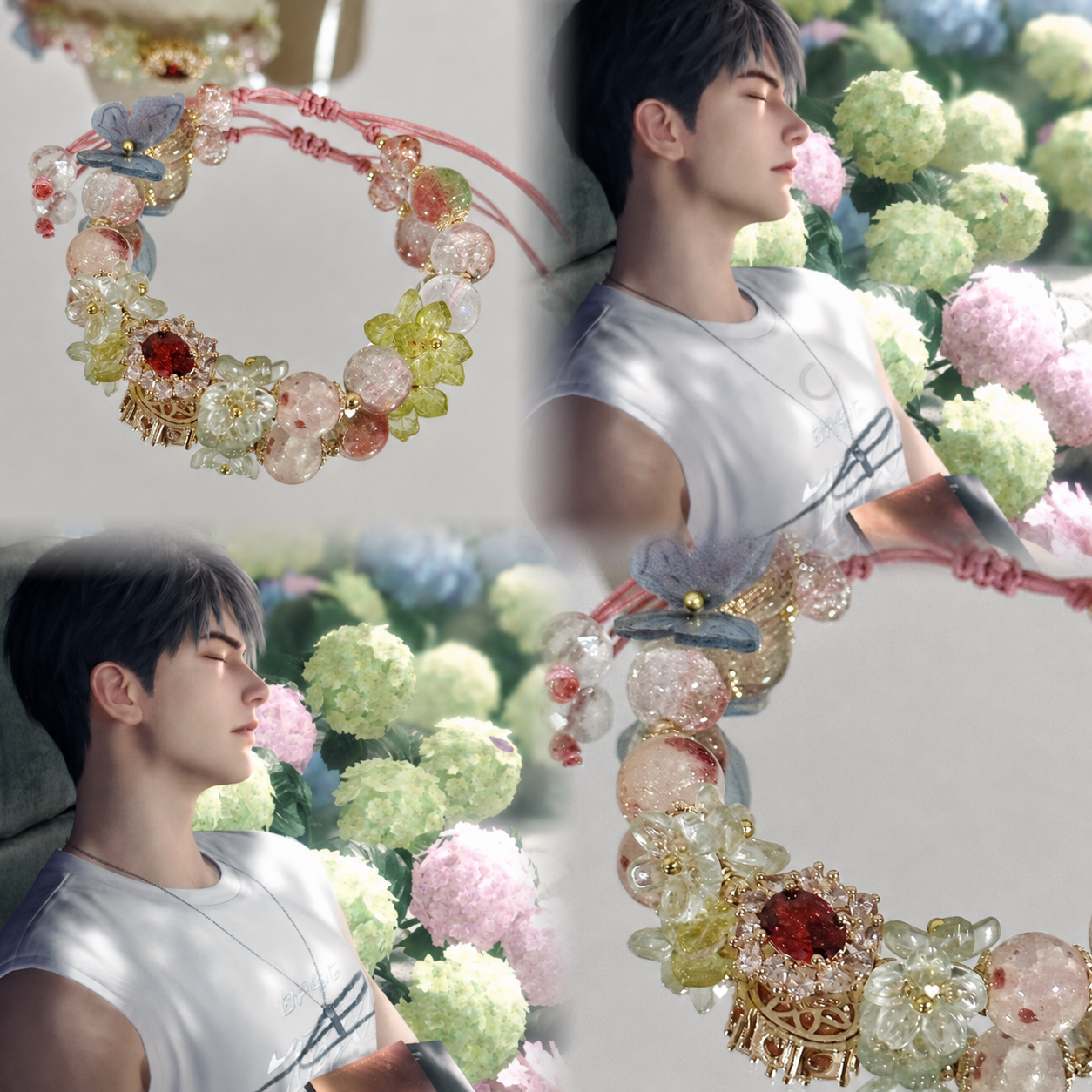 CALEB-Endless Summer Concept Bracelet (Adjustable）