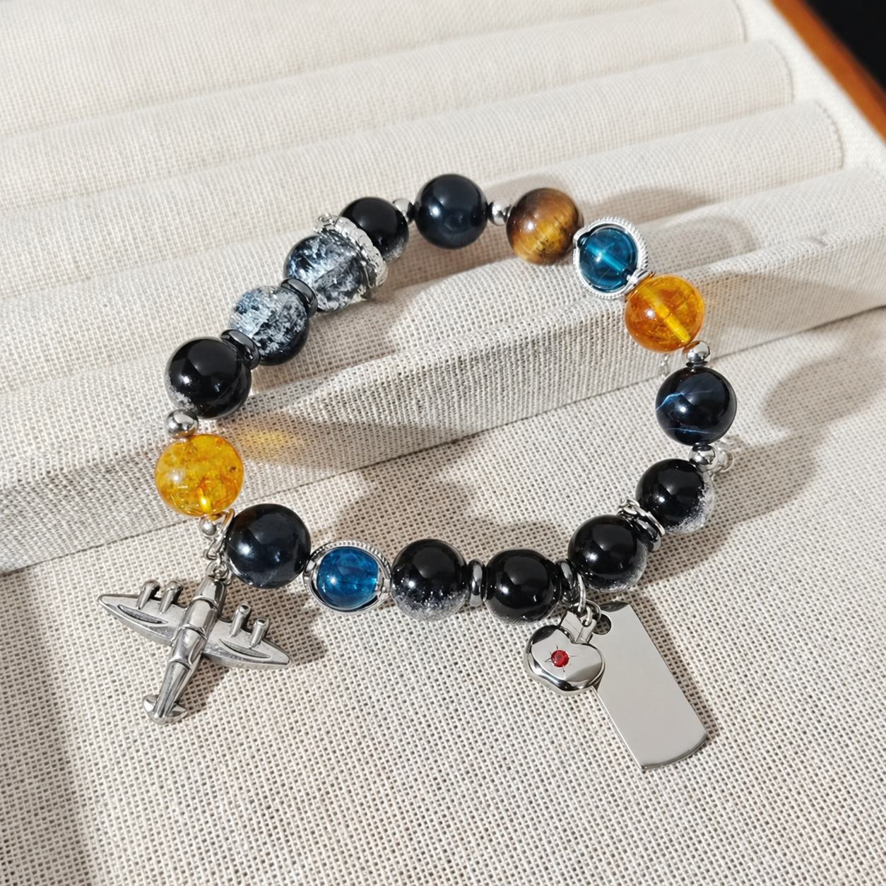 CALEB-Apple Plane Bracelet (Adjustable）
