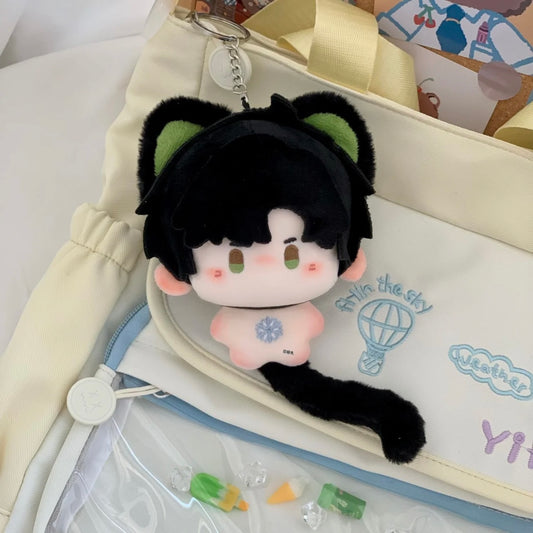 ZAYNE-Cotton Doll with Ear & Tail Pendant 2.54”（10cm）