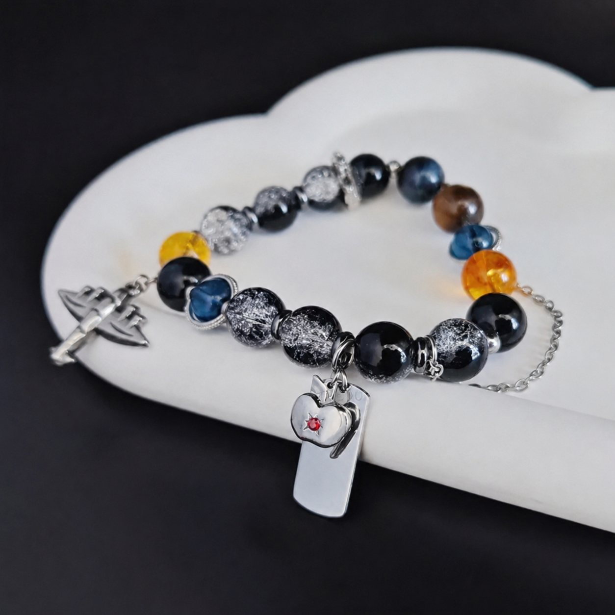 CALEB-Apple Plane Bracelet (Adjustable）