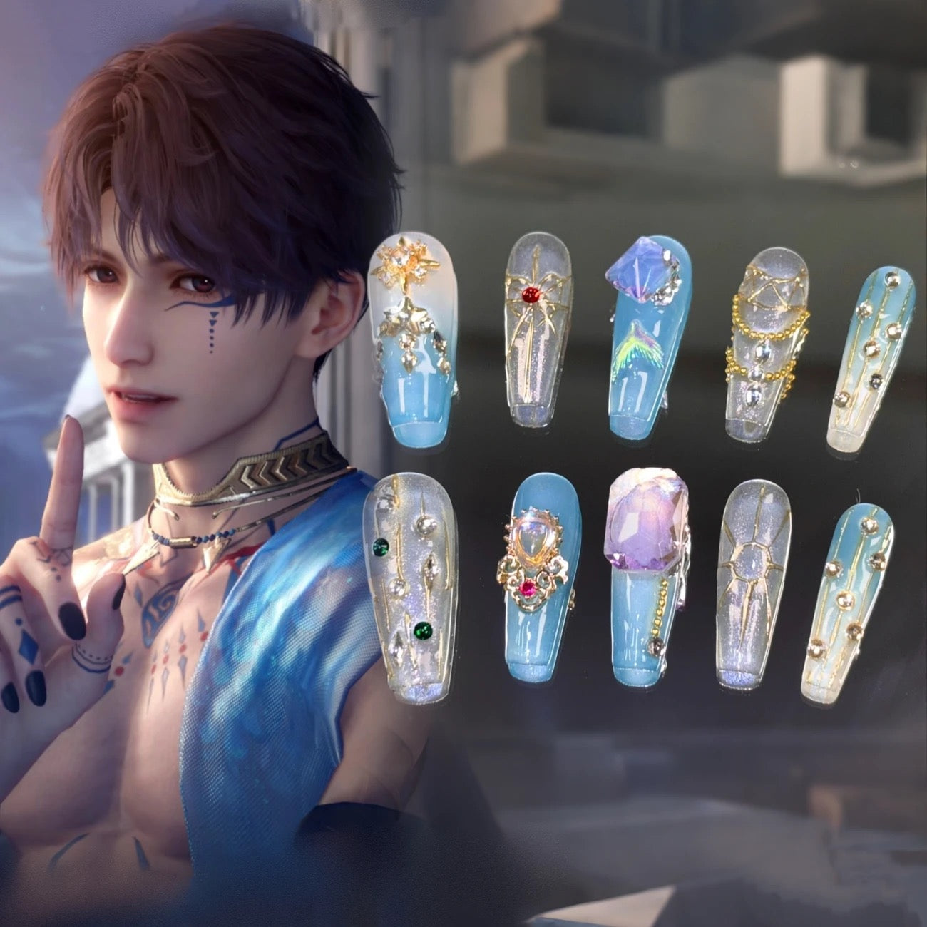 RAFAYEL-Series Concept Wearing Nails Set