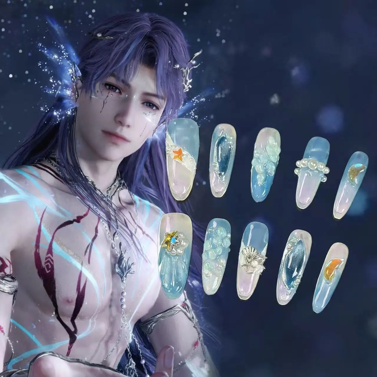 RAFAYEL-Series Concept Wearing Nails Set
