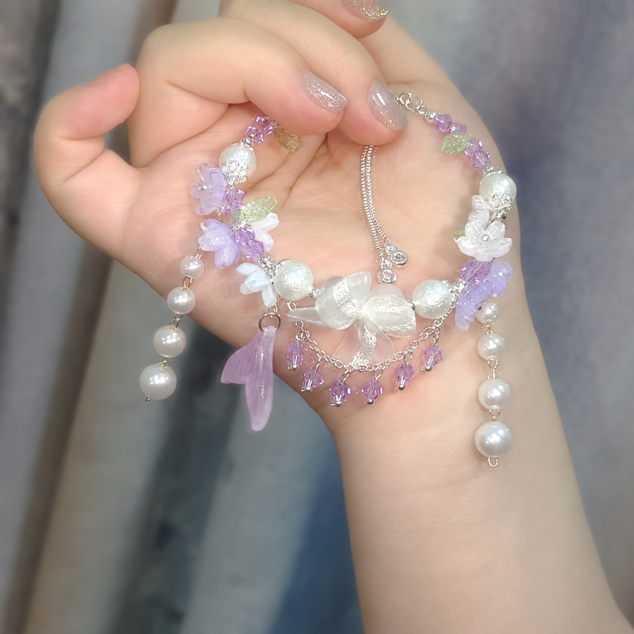 RAFAYEL- Wisteria Waltz Concept Bracelet（Adjustable）