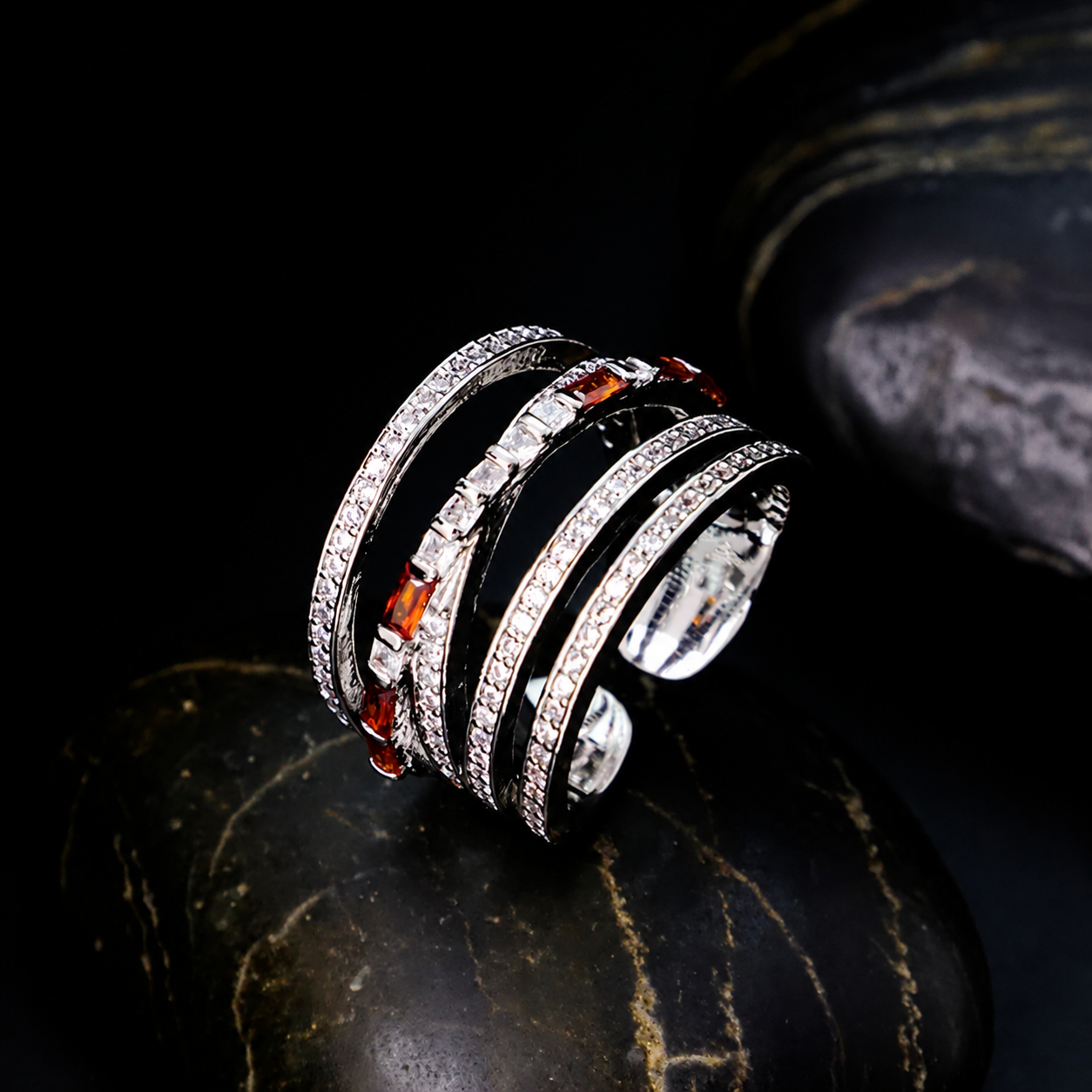 SYLUS- Approaching Dusk Ring (Adjustable 6” to 9”)